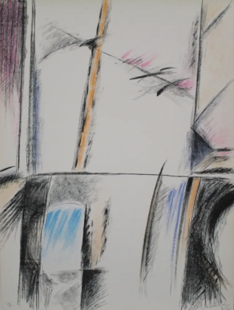 石版画 Ràfols Casamada - RC-3