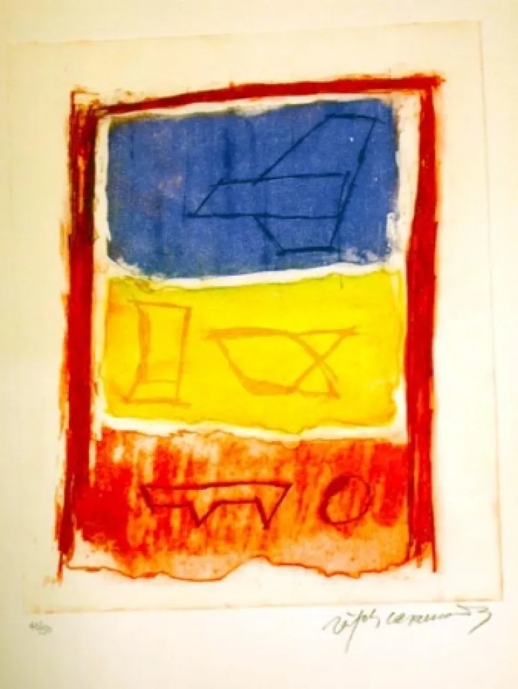 蚀刻版画 Ràfols Casamada - S/T