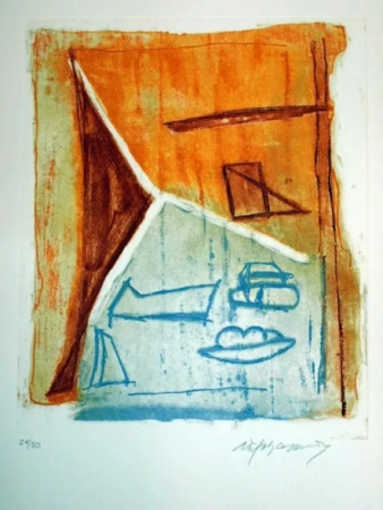 蚀刻版画 Ràfols Casamada - S/T