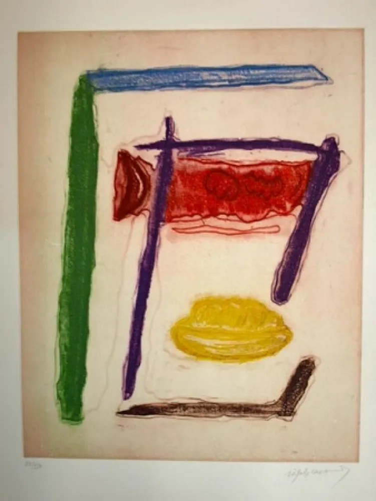 蚀刻版画 Ràfols Casamada - S/T