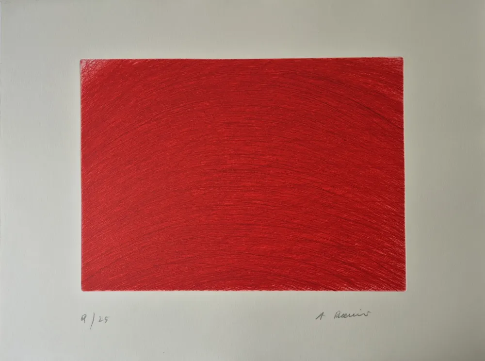 版画 Rainer - Red Wave