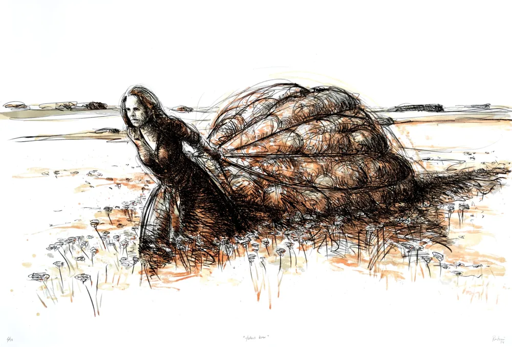 石版画 Rantzau - The demand of the time