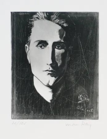 蚀刻飞尘法 Ray - Portrait de Marcel Duchamp