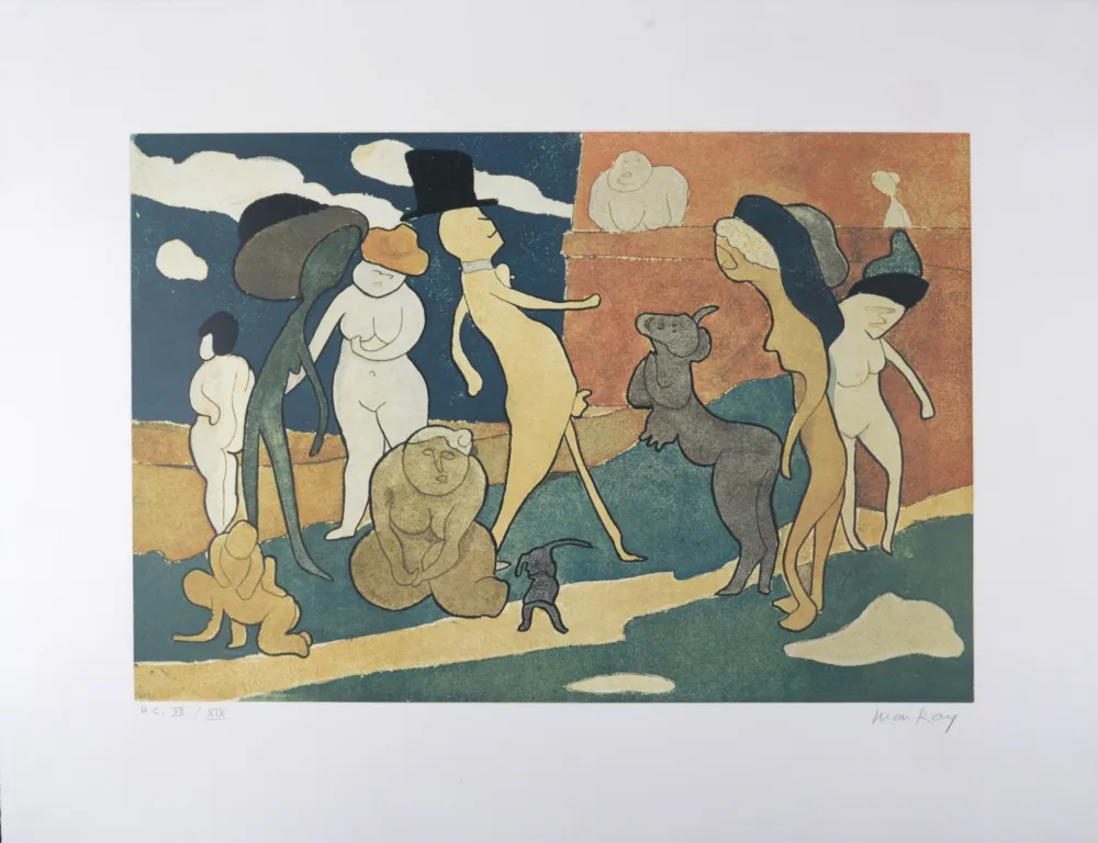 石版画 Ray - Promenade, 1968 - Hand-signed