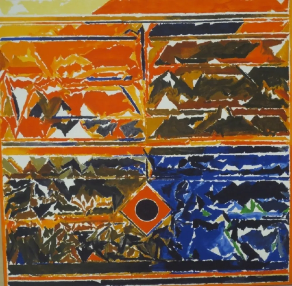 石版画 Raza - Sans titre IV