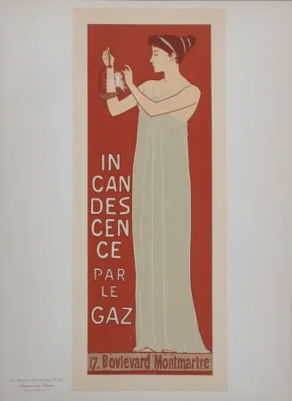 石版画 Realier-Dumas - L'Incandescence par le Gaz, Les Maitres de L’Affiche