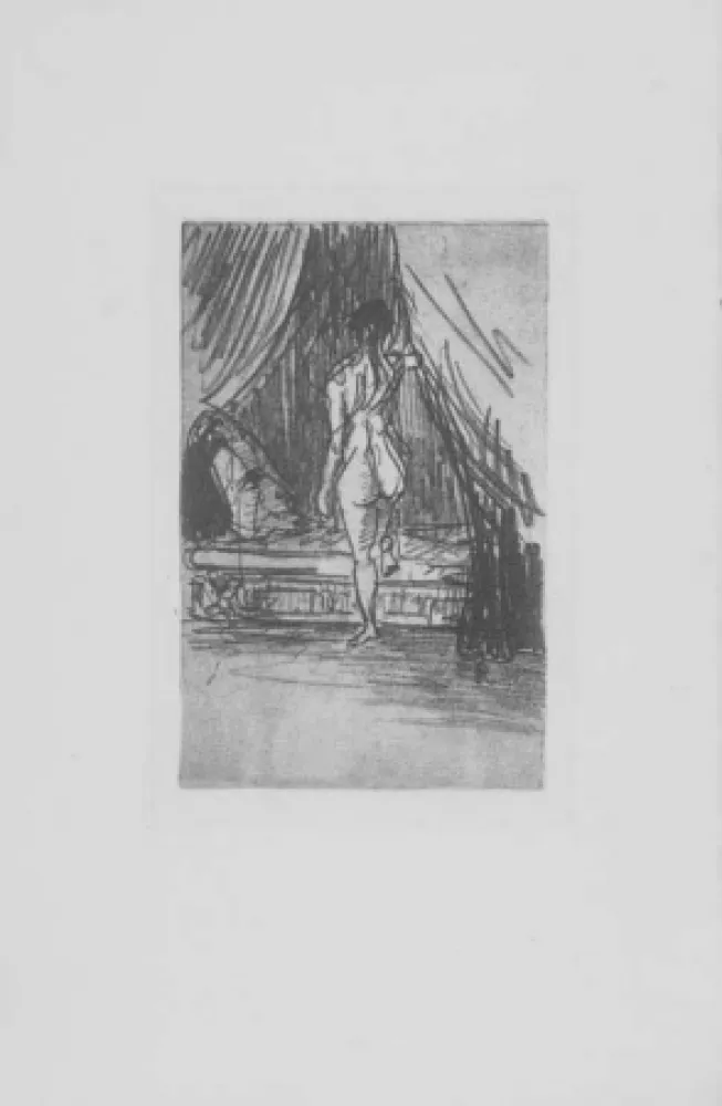 版画 Redon - Volupté, fantome elastique