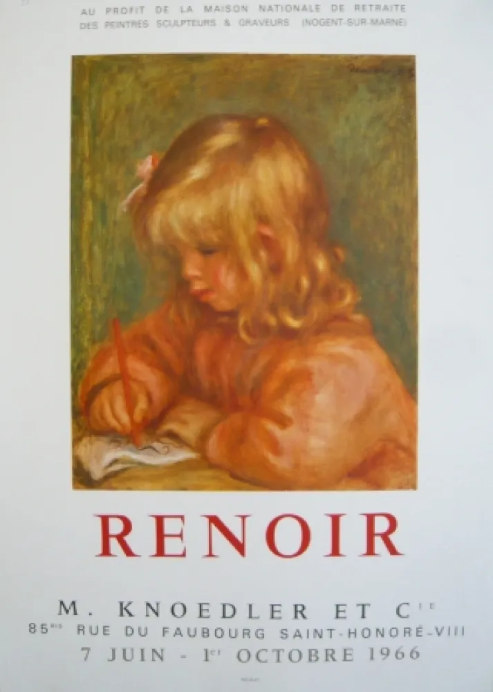 海报 Renoir - Affiche d'exposition