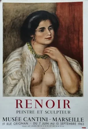 海报 Renoir - Musée Cantini - Marseille