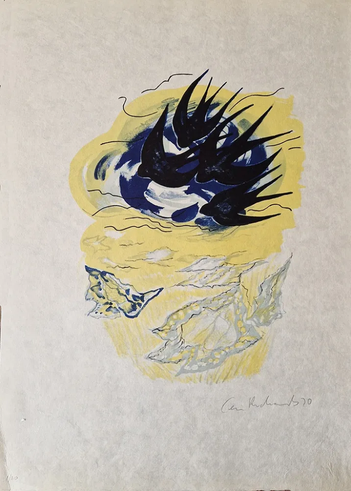 石版画 Richards - Elegiac Sonnet