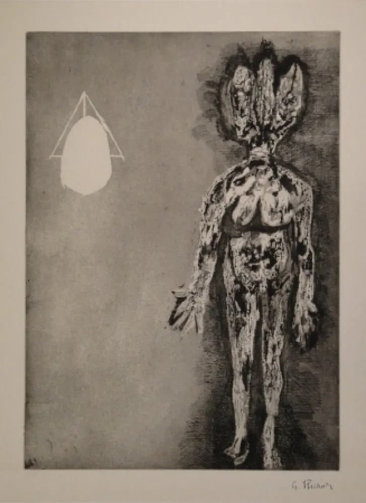 蚀刻飞尘法 Richier - Femme debout / L’Hydre