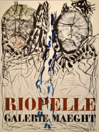 海报 Riopelle - Affiche Galerie Maeght