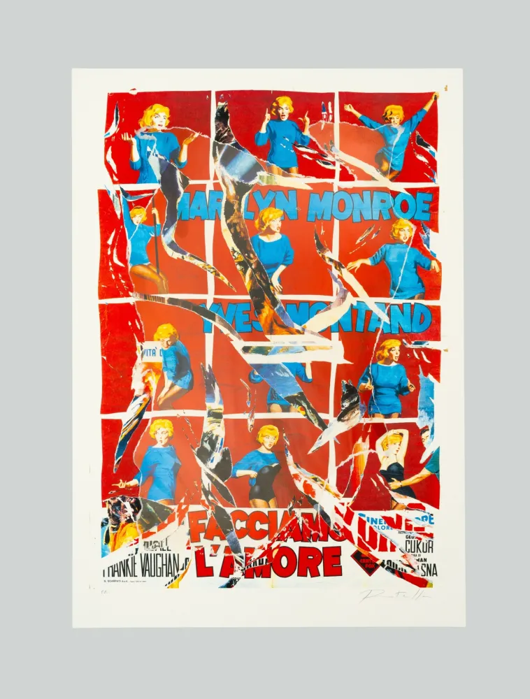 丝网印刷 Rotella - Facciamo l'amore