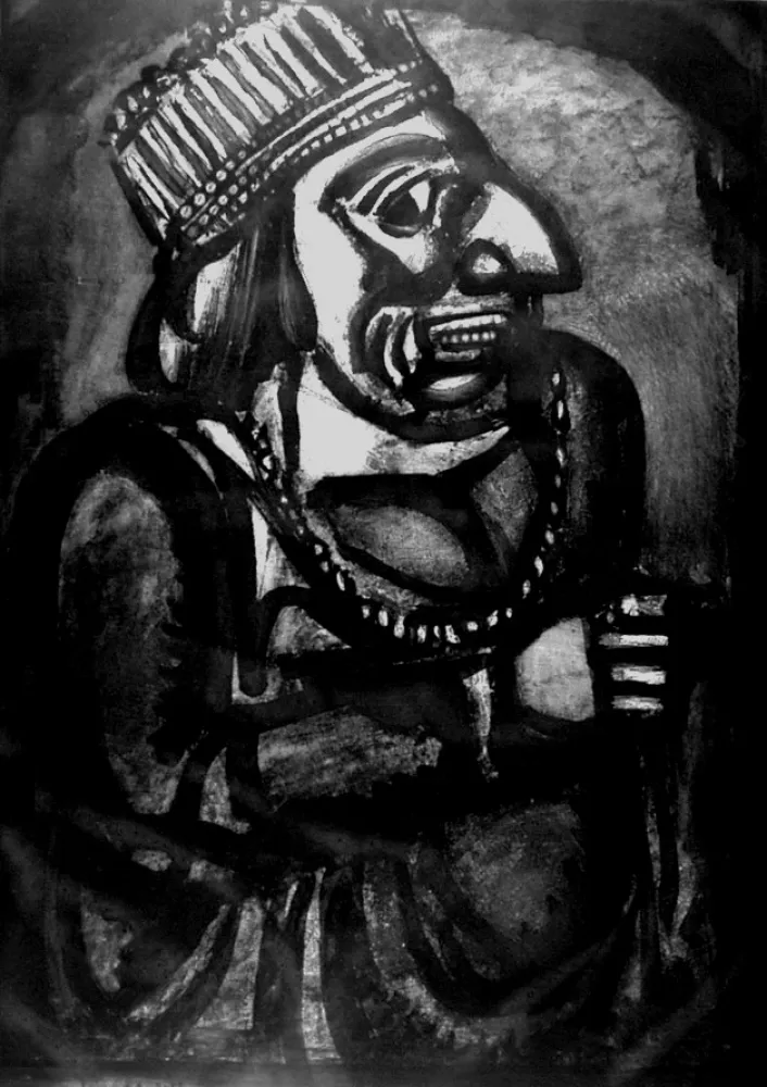 蚀刻飞尘法 Rouault - Nous croyant rois