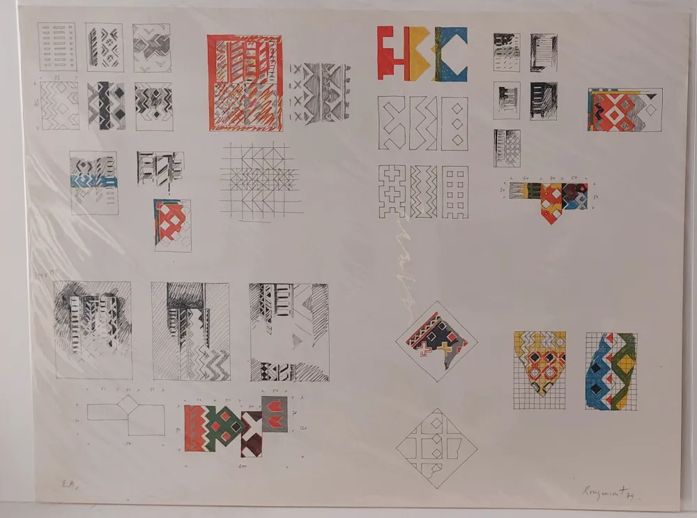 丝网印刷 Rougemont (De) - Carnet de croquis