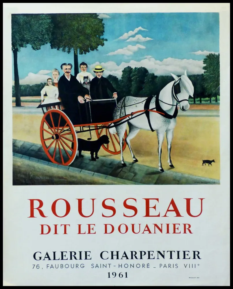 海报 Rousseau - DOUANIER ROUSSEAU GALERIE CHARPENTIER ROUSSEAU DIT LE DOUANIER 
