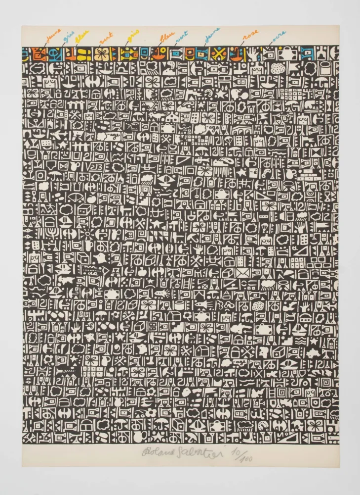 石版画 Sabatier - Sans titre.