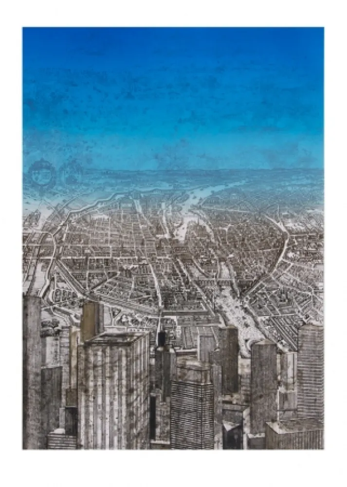 蚀刻飞尘法 Salzmann - Paris de la Défense