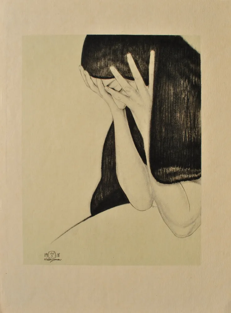 版画 Sauer - Inutile regret