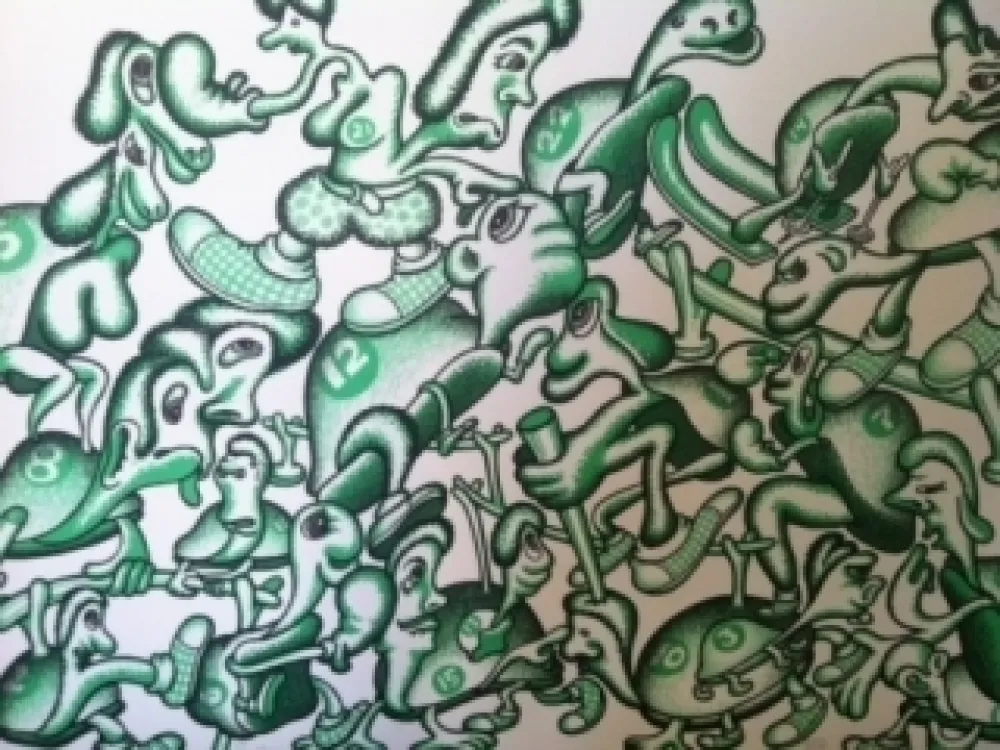 石版画 Saul - Sans titre