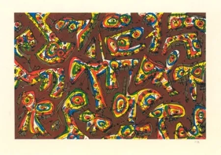 石版画 Saura - Abierta 10