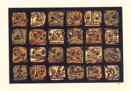 石版画 Saura - Abierta 2