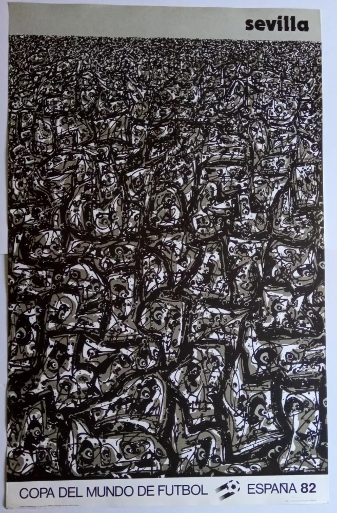 海报 Saura - Copa del Mundo de futbol - Sevilla - España 82