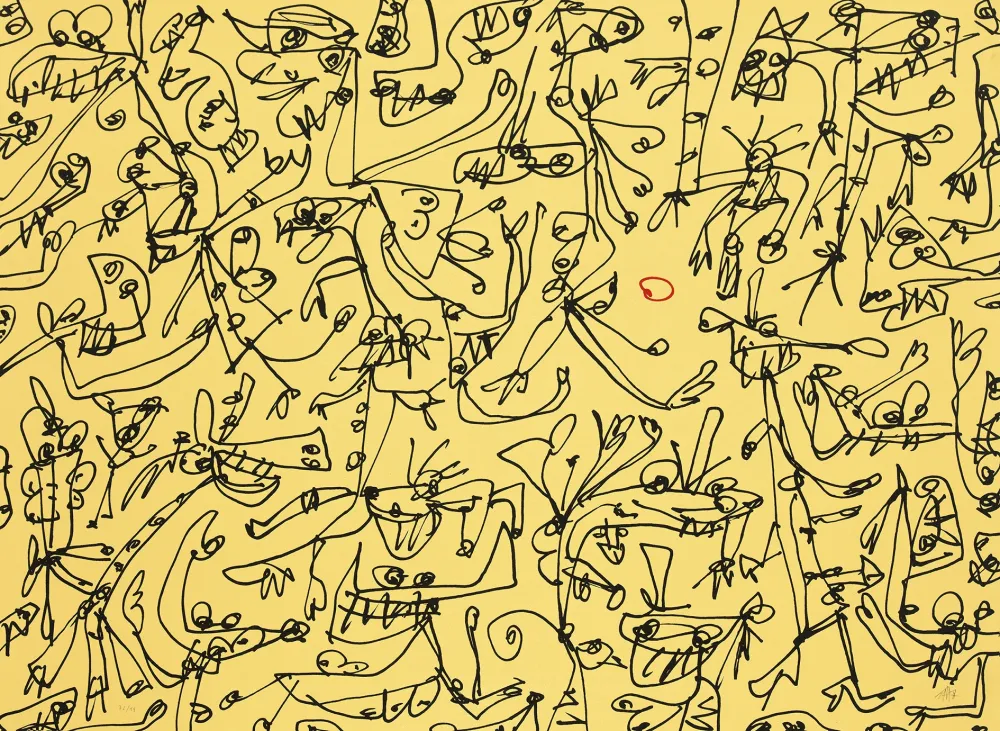 石版画 Saura - Danse du soleil 