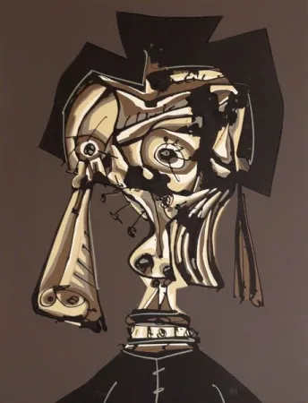 石版画 Saura - Dora Maar IV