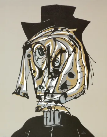 石版画 Saura - Dora Maar visitada I