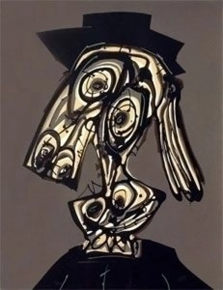 石版画 Saura - Dora Maar visitada II
