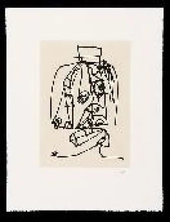 蚀刻飞尘法 Saura - Frauen portrait mit Hut 3