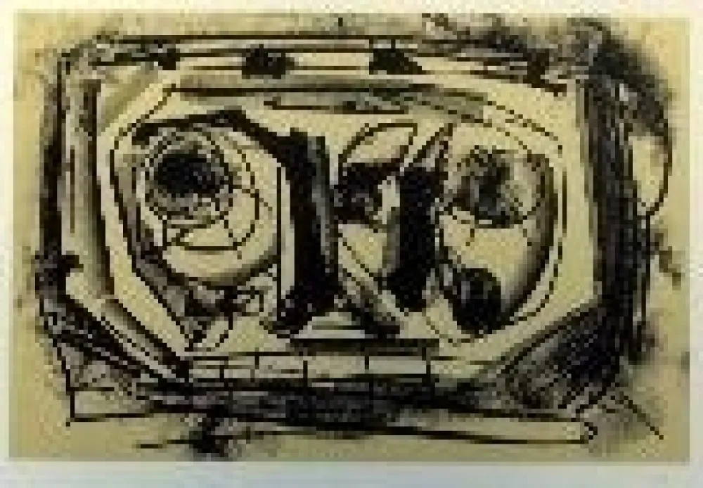 石版画 Saura - Kafka 8