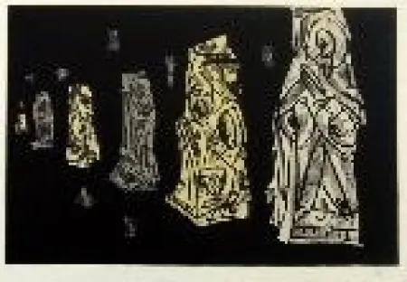 石版画 Saura - Kafka 9