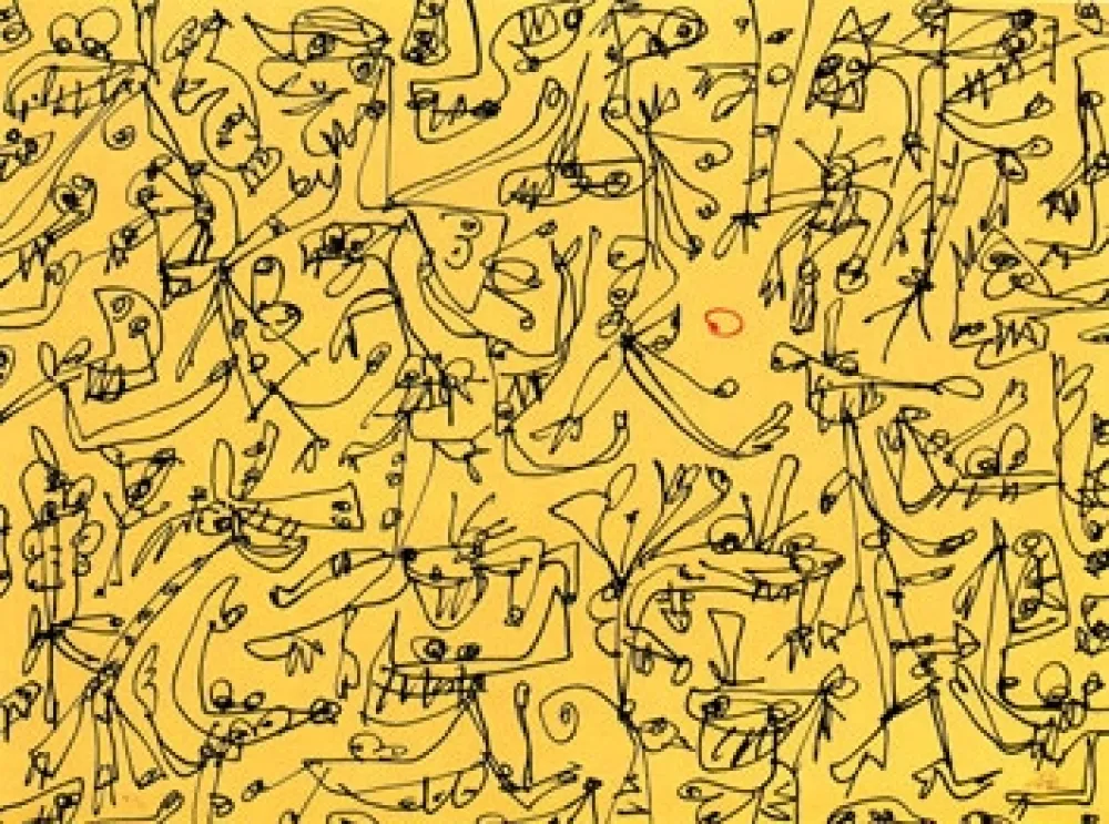 石版画 Saura - Sans titre