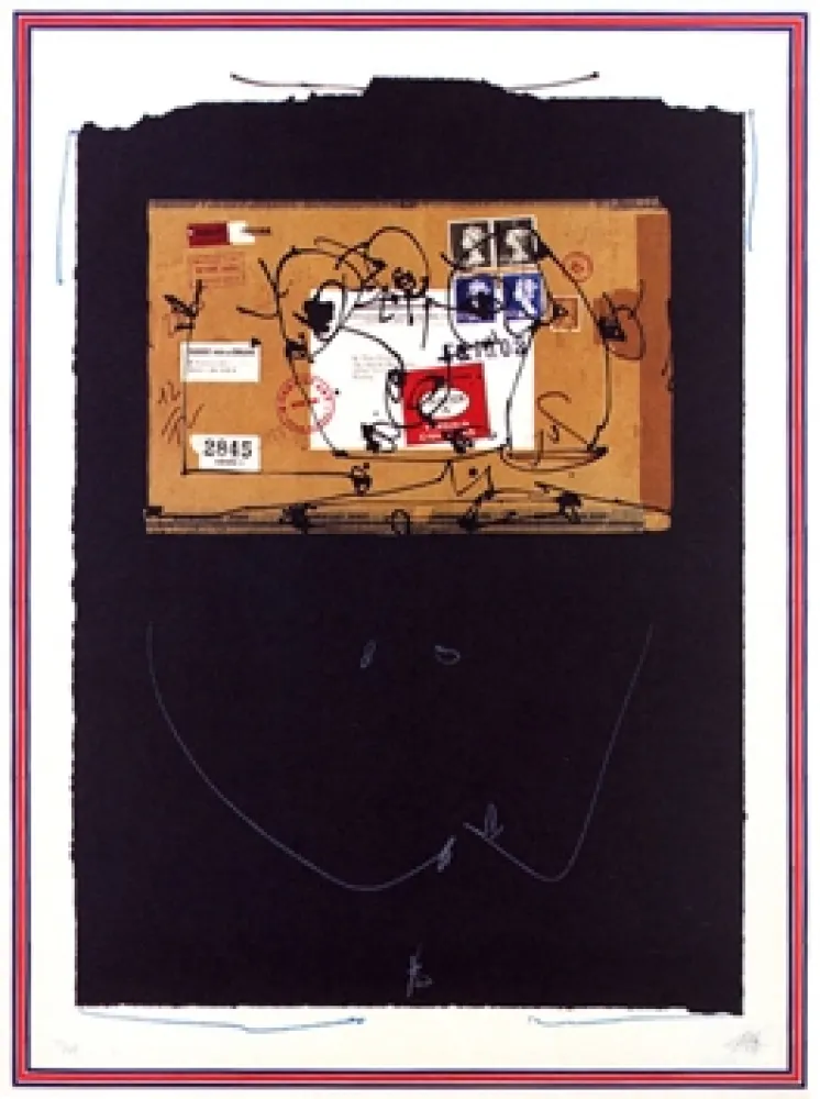 石版画 Saura - Sans Titre