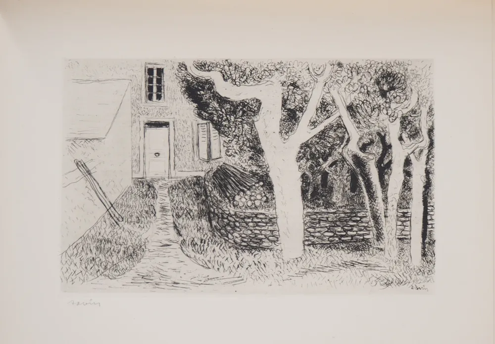 版画 Savin  - Maison normande