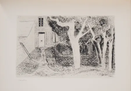 版画 Savin  - Maison normande