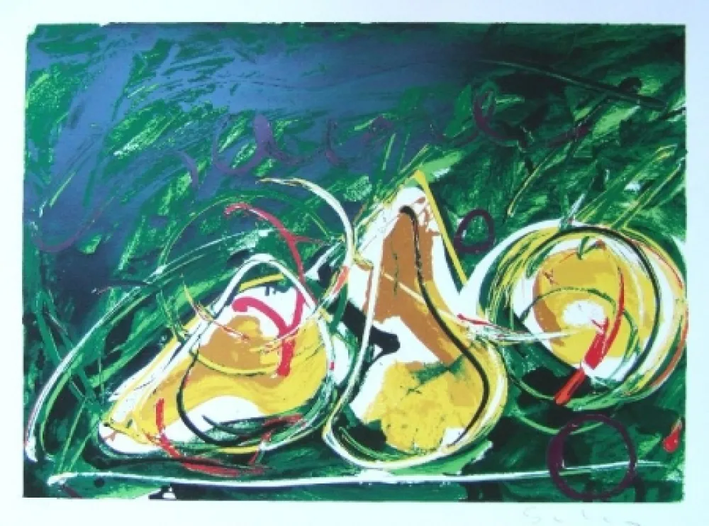 丝网印刷 Schifano - Apple