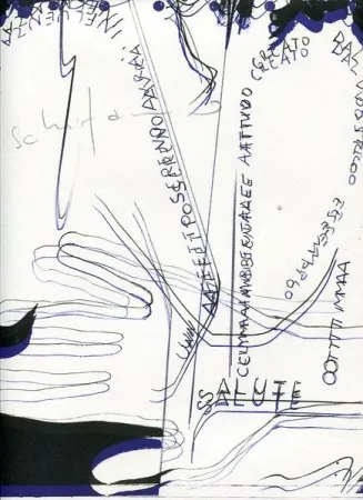 蚀刻版画 Schifano - Gli incontri della quercia