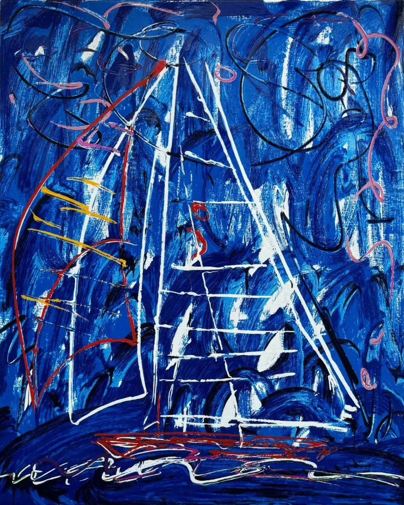 丝网印刷 Schifano - Regata