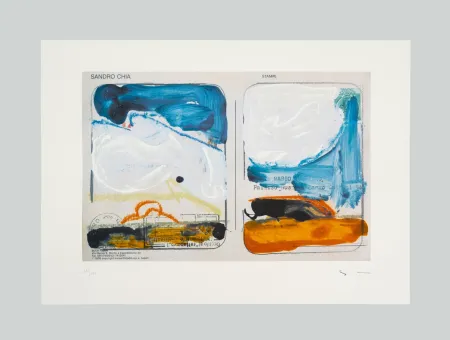 丝网印刷 Schifano - Veduta interrotta