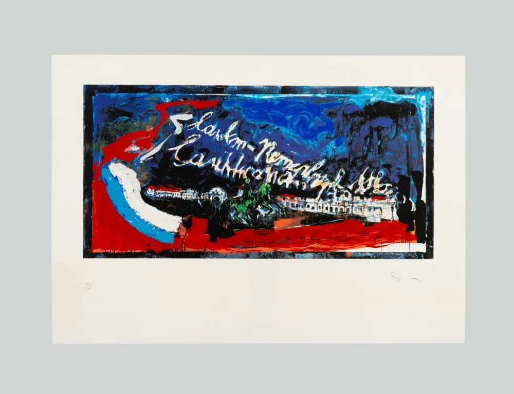 丝网印刷 Schifano - Viaggio in Russia