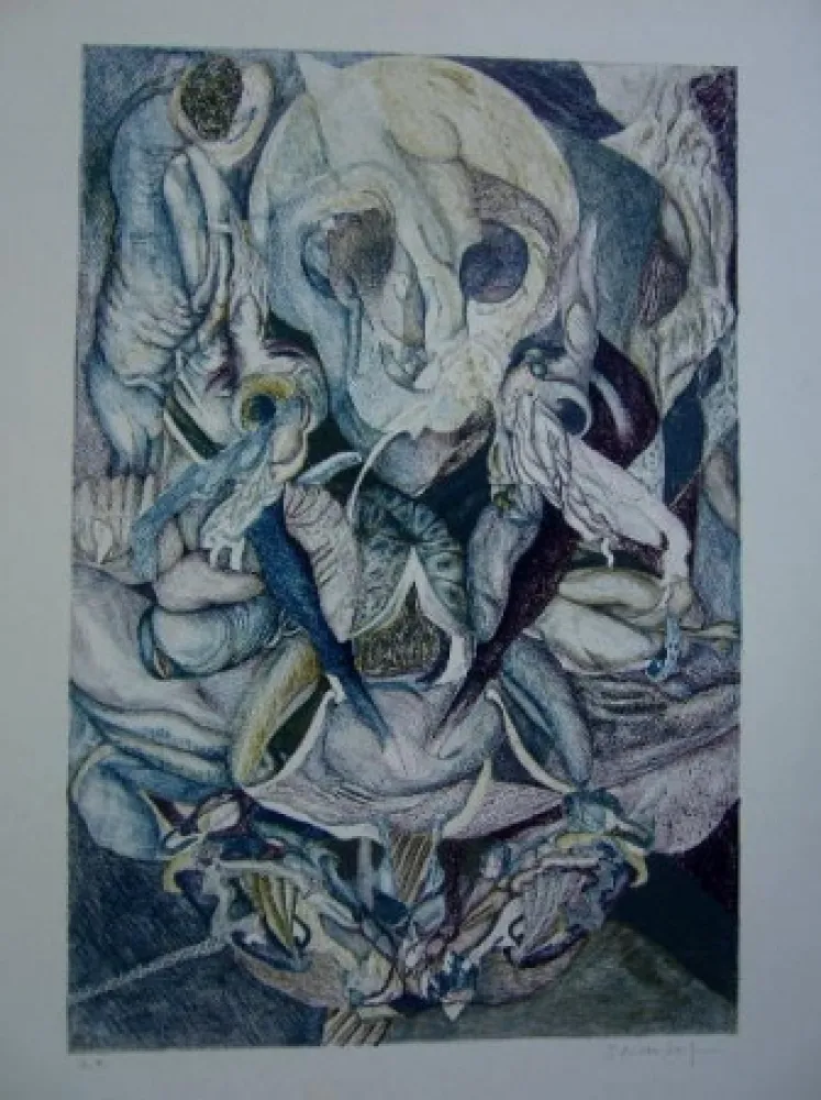 石版画 Schoendorff - Sans titre