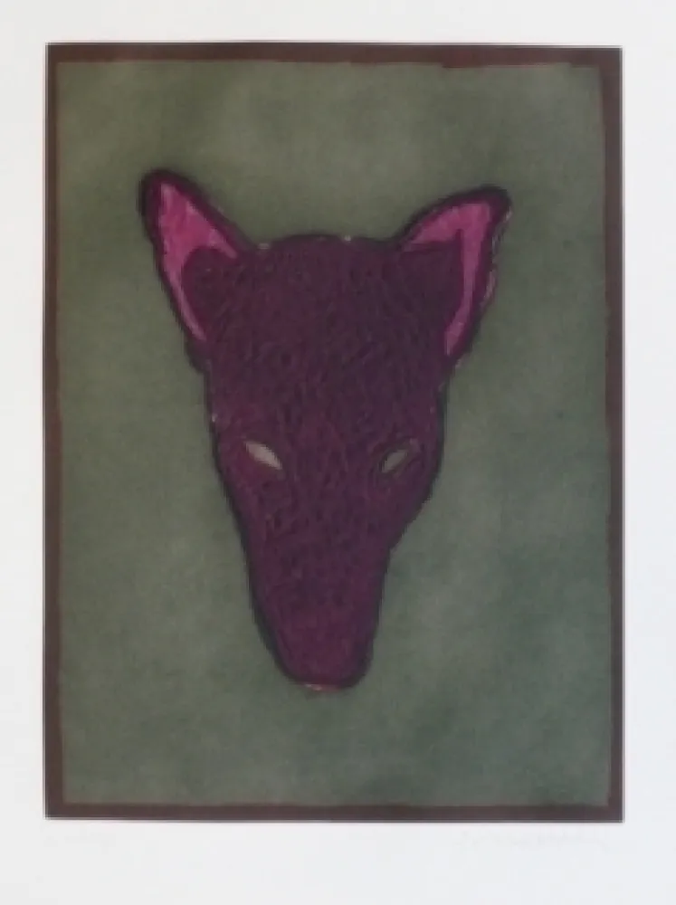 版画 Scholder - Mask of a Warewolf