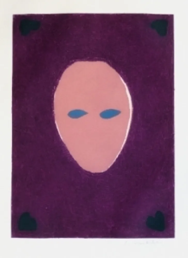 版画 Scholder - Mask of the Mystery Woman