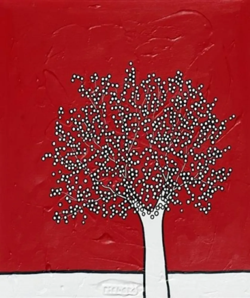 石版画 Scott - My red sky