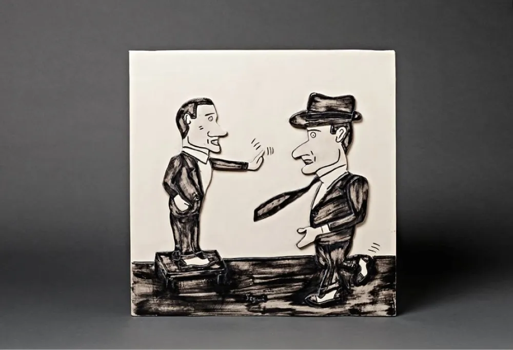 陶瓷 Segui - Pièce murale