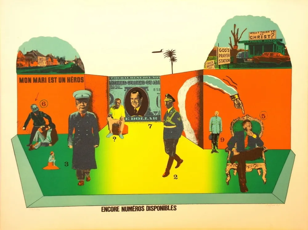 石版画 Segui - Sans Démagogie