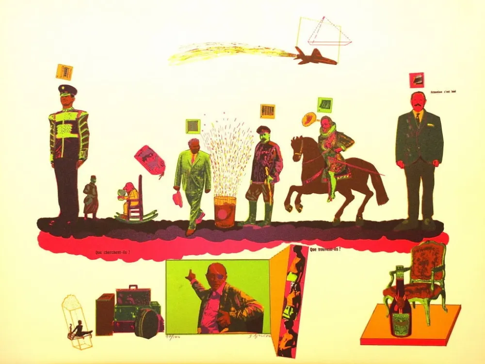 石版画 Segui - Sans Démagogie